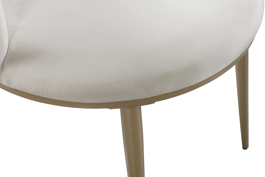 Skylar Cream Velvet Dining Chair