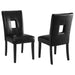 Shannon Open Back Upholstered Dining Chairs Black (Set of 2) image