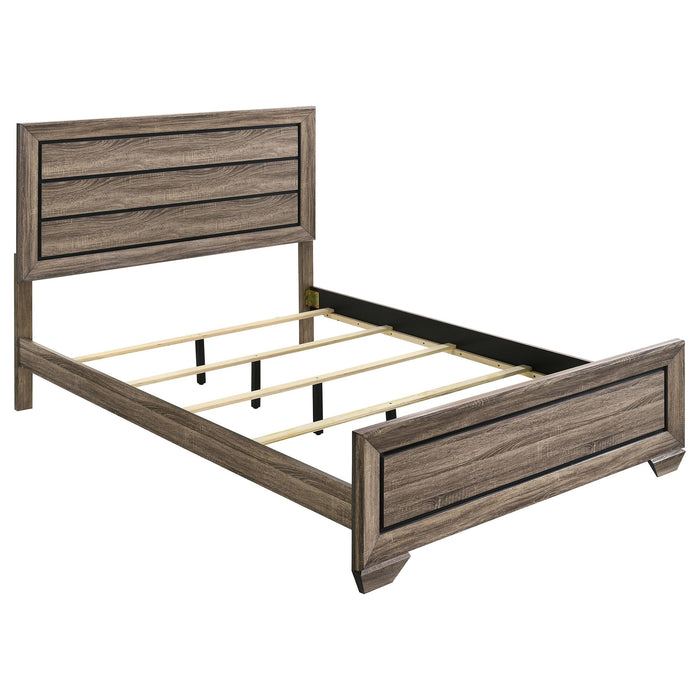 Kauffman California King, E.king, & Queen Panel Bed Washed Taupe