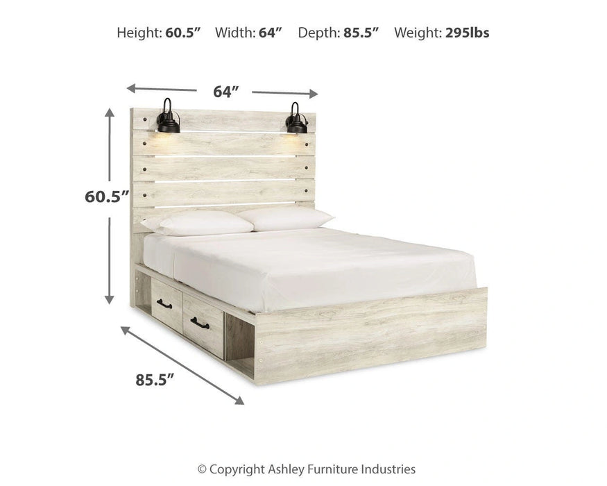 Cambeck Bed with 4 Storage Drawers