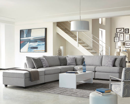 Cambria 6-piece Upholstered Modular Sectional Grey image