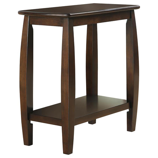 Raphael 1-shelf Chairside Table Cappuccino image