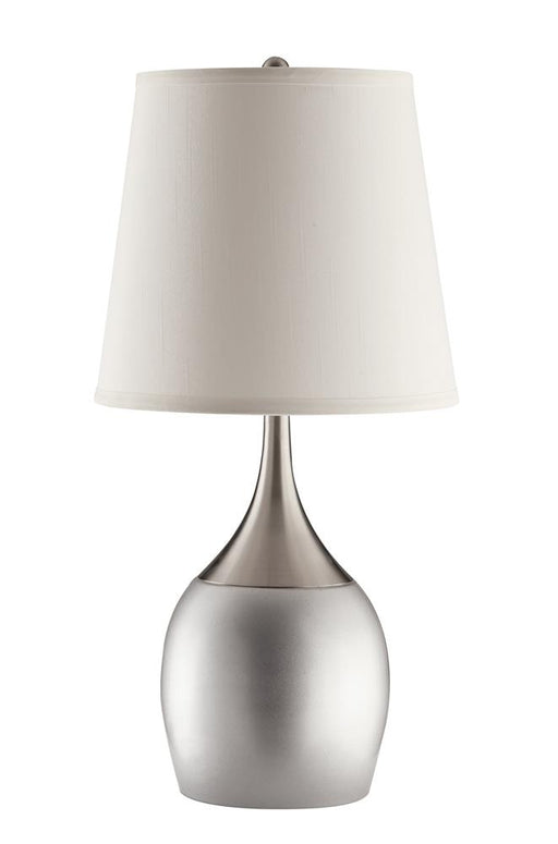 Tenya Empire Shade Table Lamps Silver and Chrome (Set of 2) image