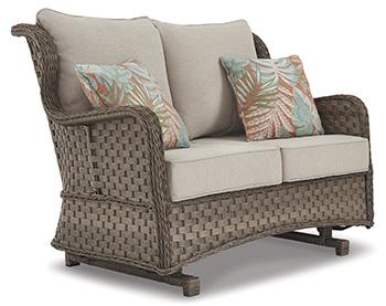 Clear Ridge Glider Loveseat with Cushion