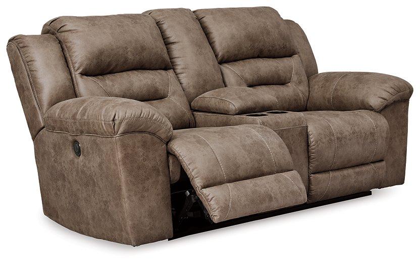 Stoneland Power Reclining Loveseat with Console