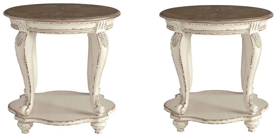 Realyn End Table Set