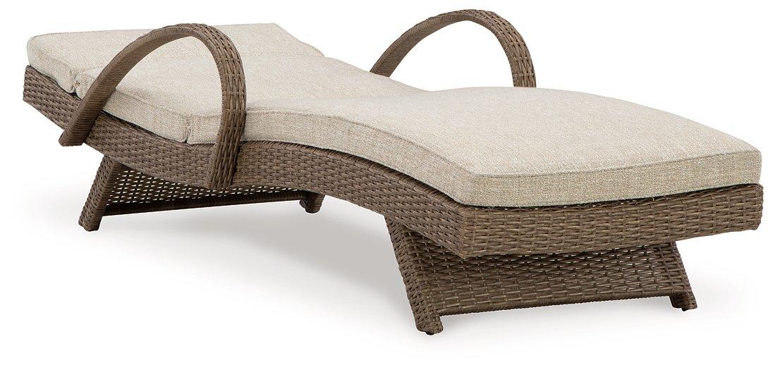 Beachcroft Outdoor Chaise Lounge with Cushion