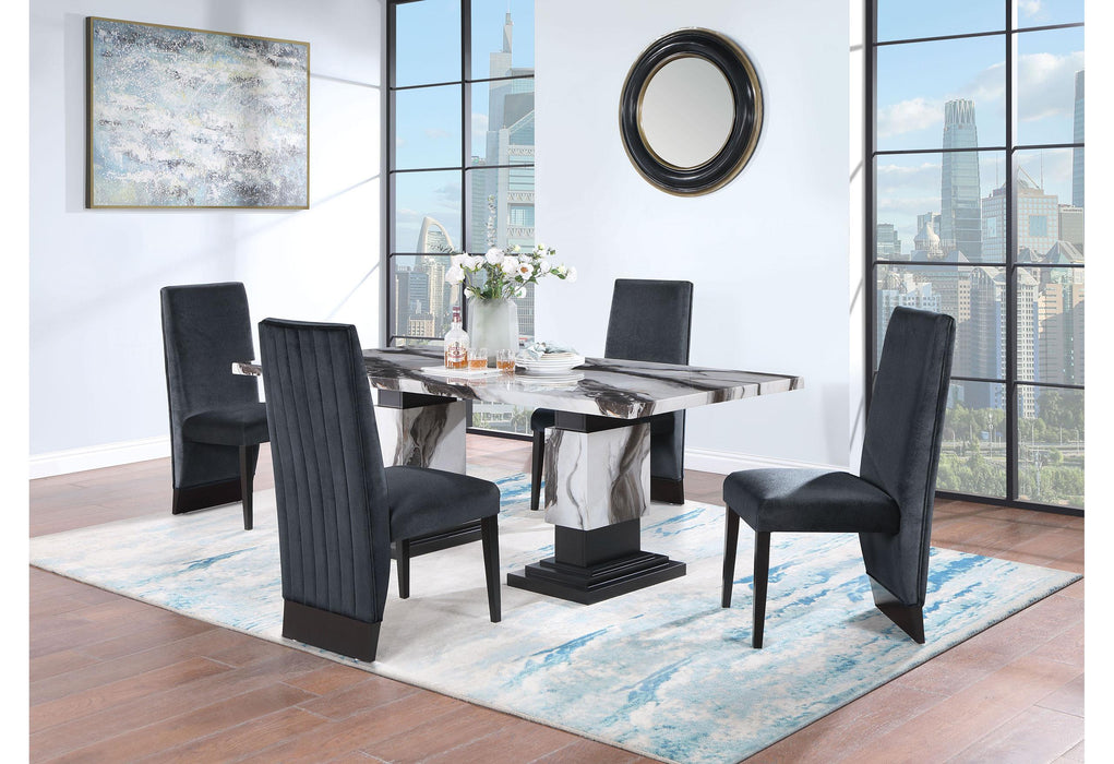 D12 DINING TABLE AND 4 DINING CHAIRS image