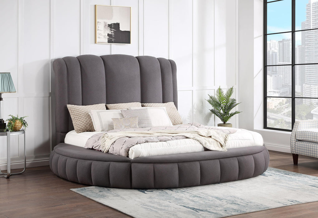 SNOW GREY KING BED image