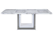 YLIME WHITE MARBLE DINING TABLE image