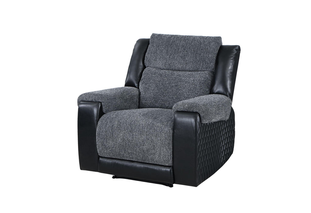 U5914 GREY/BLACK RECLINER image