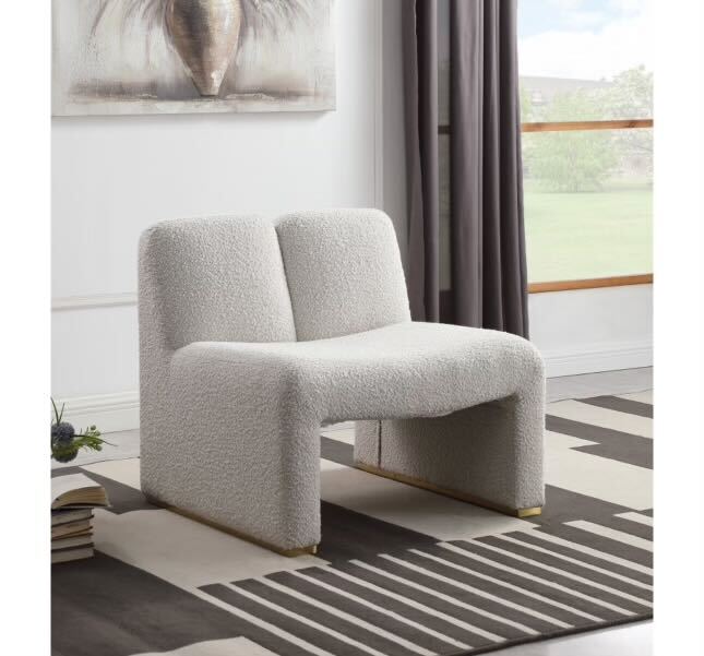 Alta Boucle Fabric Accent Chair