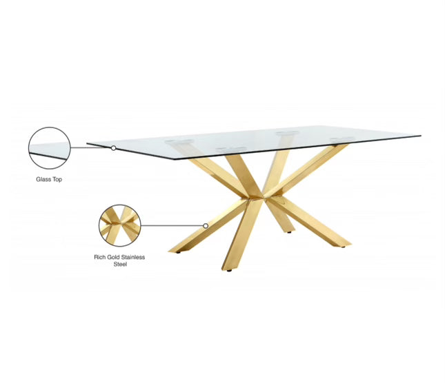 Capri Gold Dining Table