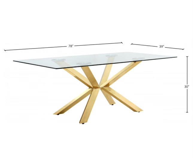 Capri Gold Dining Table