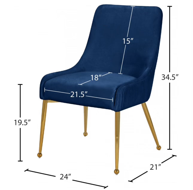 Ace Velvet Dining Chair