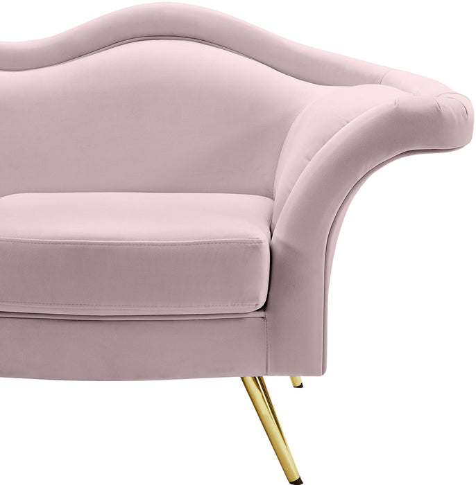 Lips Pink Velvet Sofa