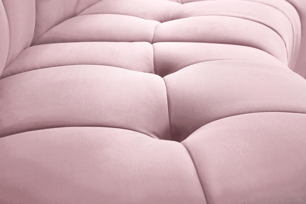 Limitless Pink Velvet 9pc. Modular Sectional