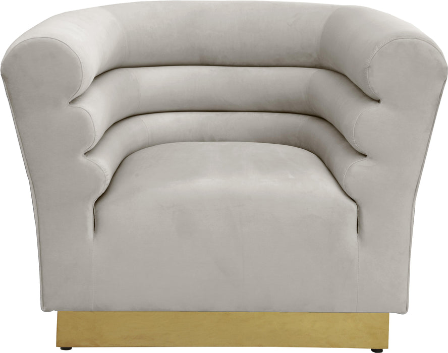 Bellini Cream Velvet Chair