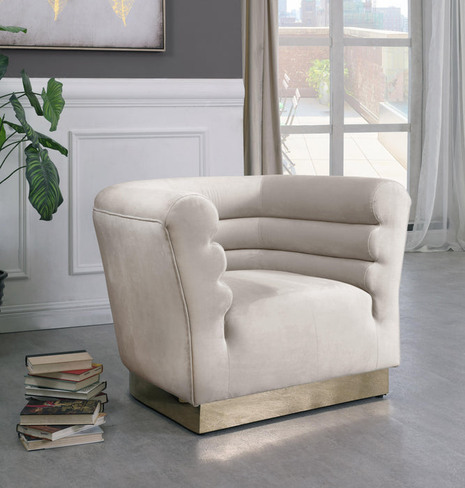 Bellini Cream Velvet Chair