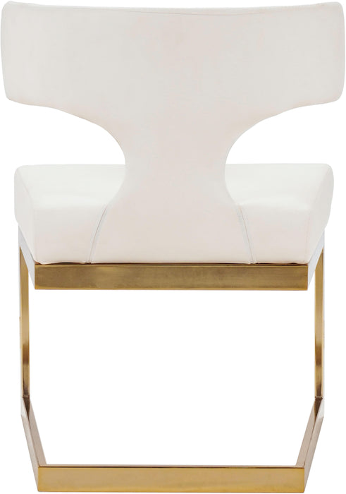 Alexandra White Faux Leather Dining Chair