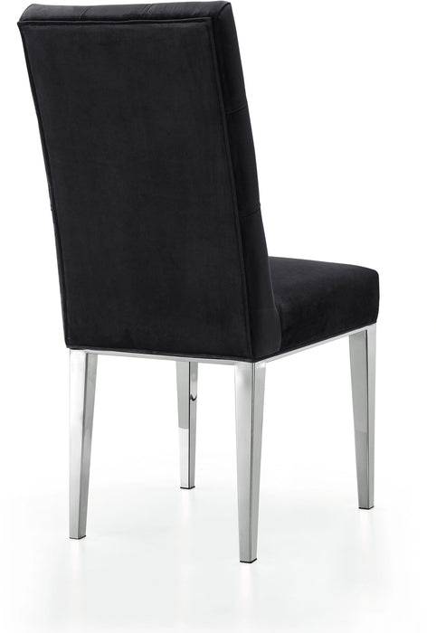 Juno Black Velvet Dining Chair