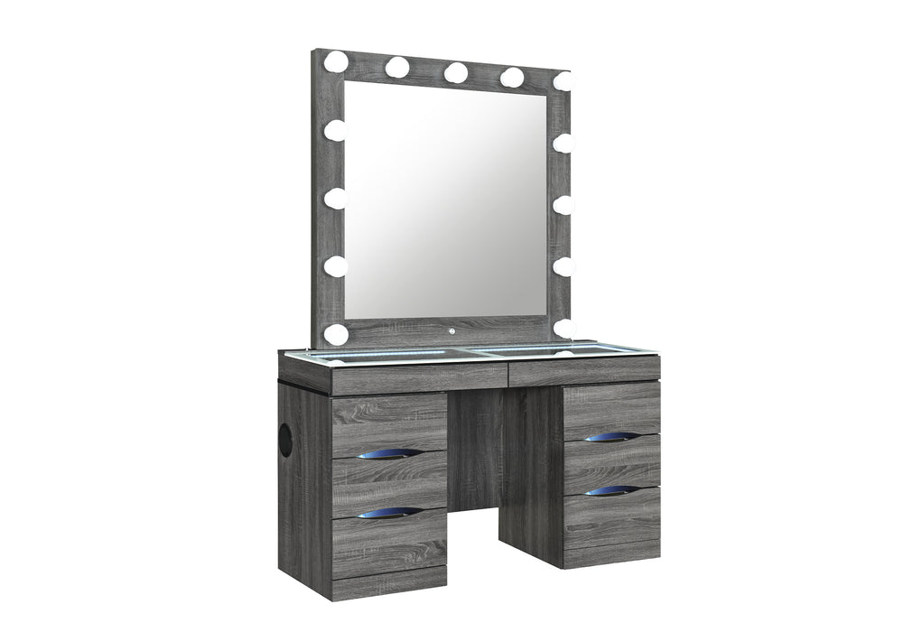 LEXI GREY VANITY WITH SPEAKER