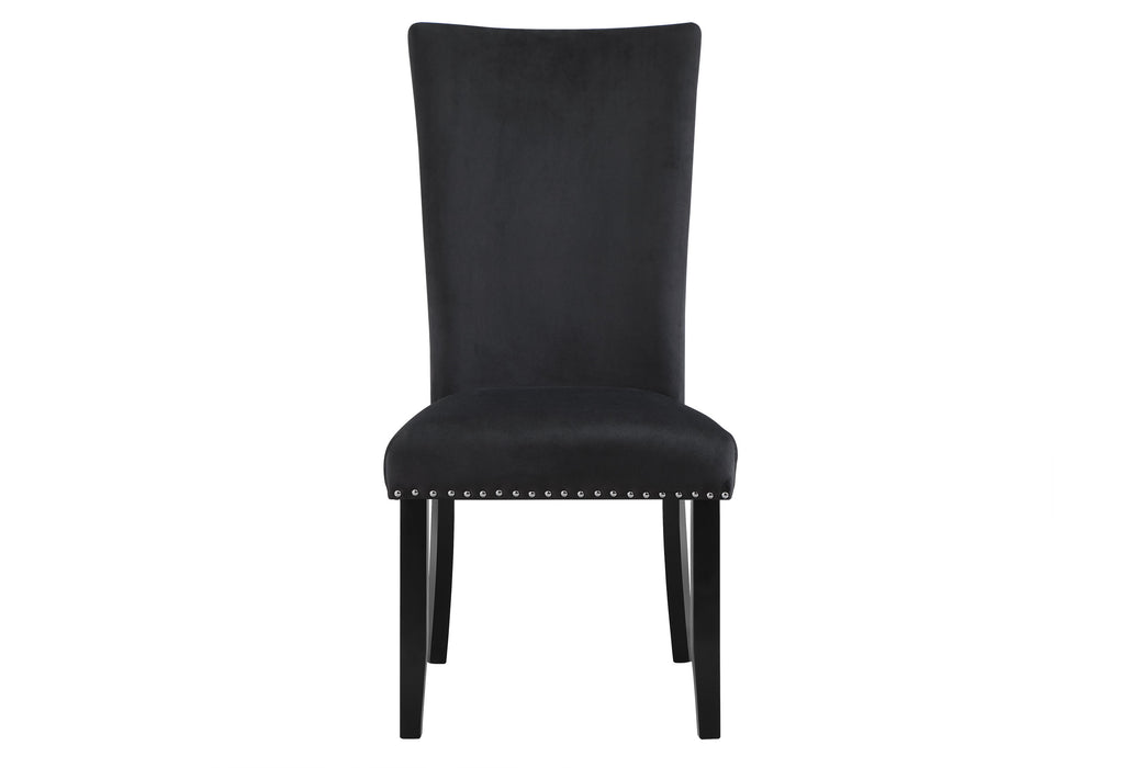 D03 DINING TABLE +6 D03 DINING CHAIRS BLACK