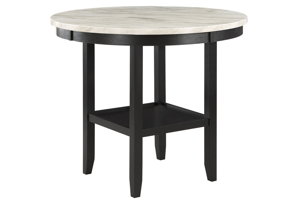 D40011 BAR TABLE + 6 D1622 BAR STOOLS