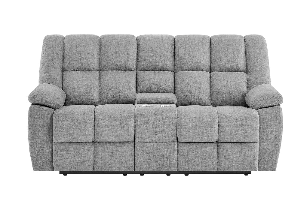 U6000 SMOKE CONSOLE RECLINING LOVESEAT
