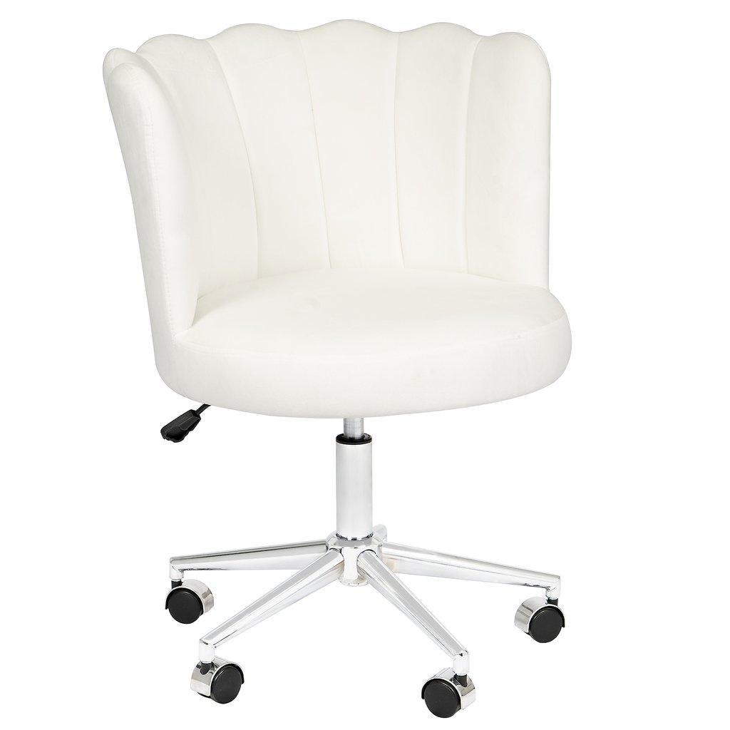 Noella Clear Ghost Arm Vanity Chair
