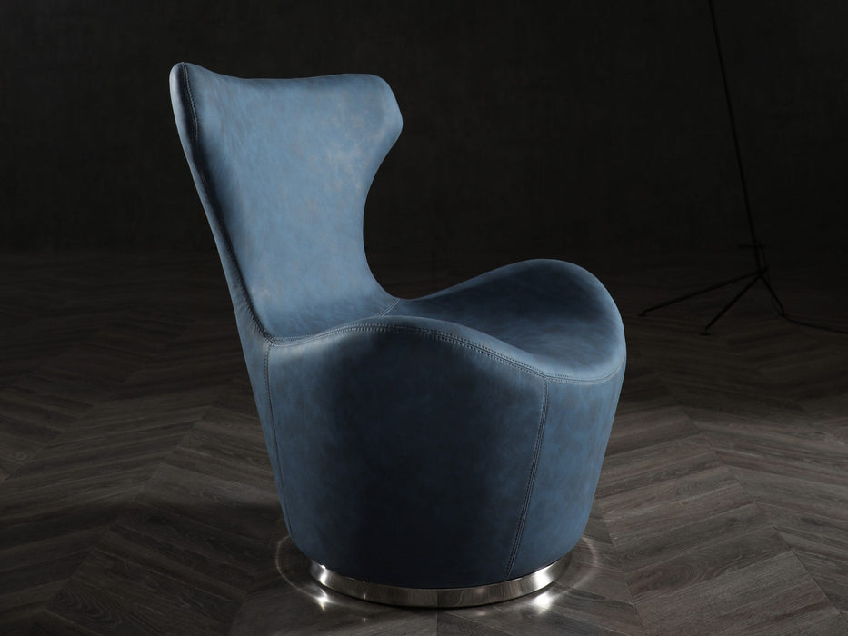 Ashton Blue Swivel Leisure Chair